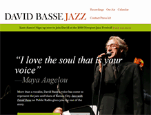 Tablet Screenshot of davidbasse.com